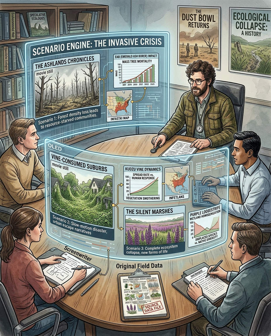 AI-assisted scenario development